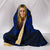 Hawaii Kakau Blue Polynesian Hooded Blanket - Polynesian Pride