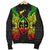 Guam Polynesian Men's Bomber Jacket Map Reggae - Polynesian Pride