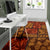 Polynesian Area Rug - Elements Fabric Patchwork Wallpaper - Polynesian Pride