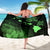 Hawaii Hibiscus Map Polynesian Ancient Green Turtle Sarong - Polynesian Pride