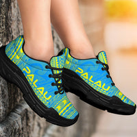 Palau Chunky Sneakers - Polynesian Chief Flag Version - Polynesian Pride