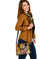 Samoa Shoulder Handbag - Turtle Plumeria (Gold) - Polynesian Pride