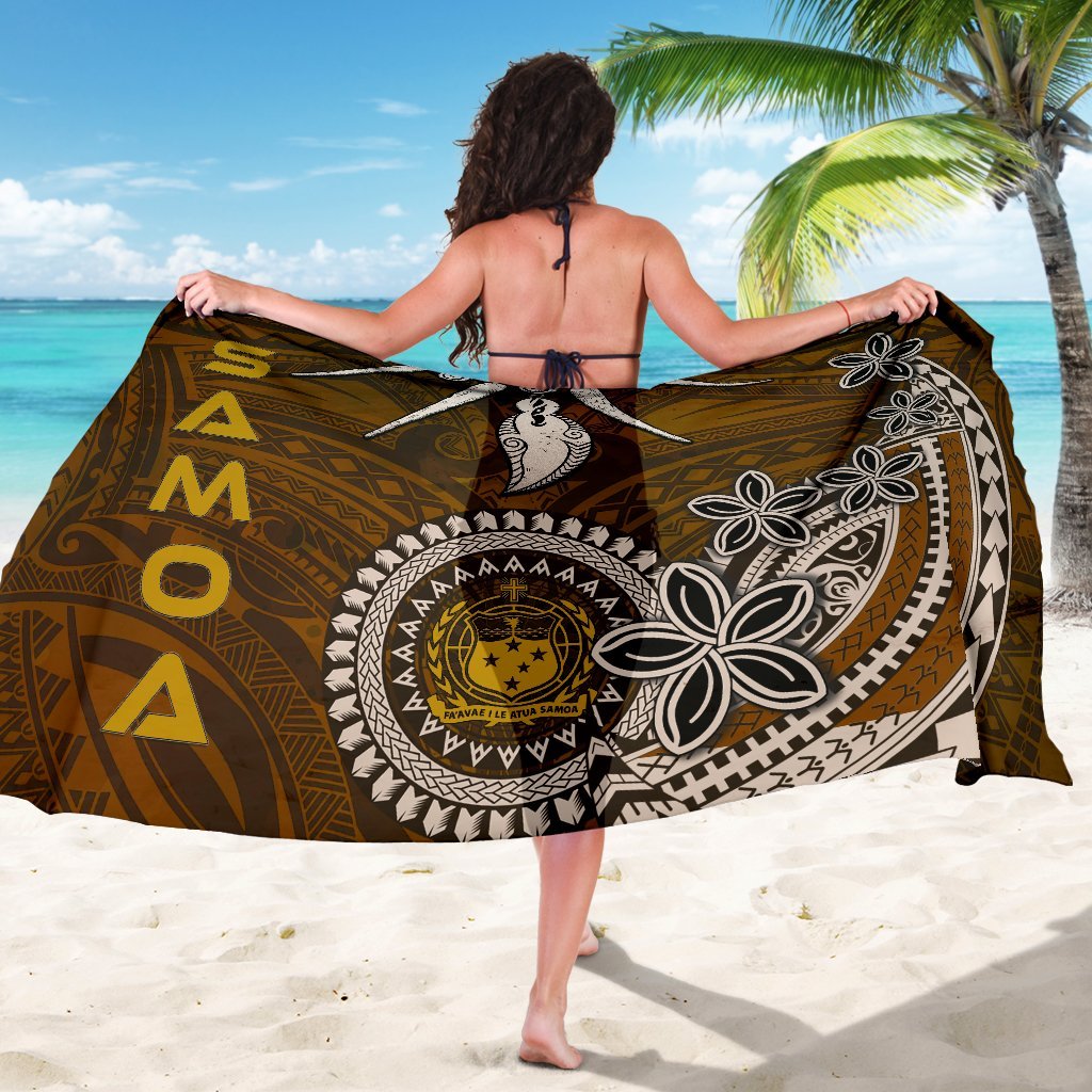 Samoa Sarongs - Polynesian Boar Tusk Women One Size Brown - Polynesian Pride