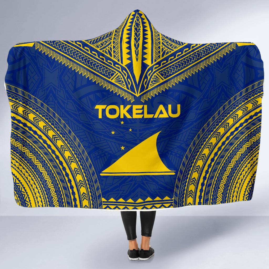 Tokelau Flag Polynesian Chief Hooded Blanket - Polynesian Pride