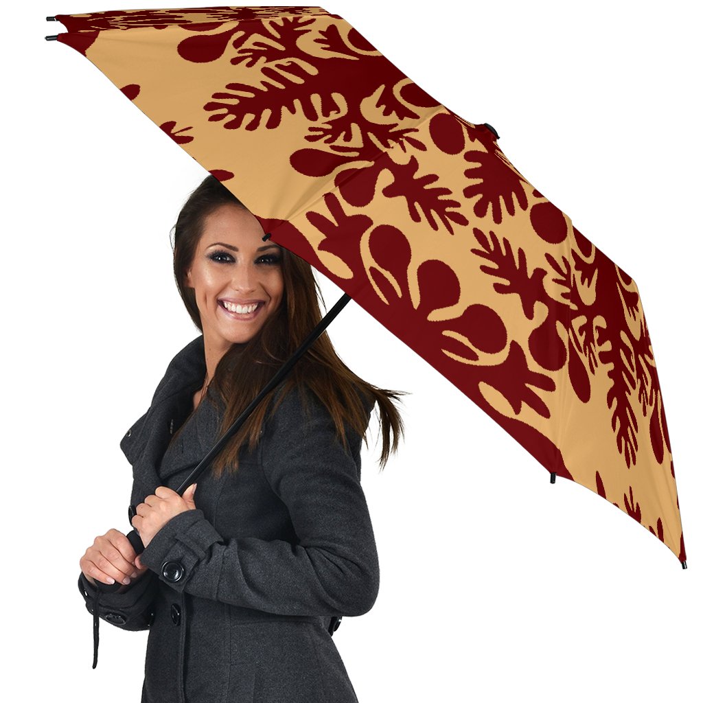 Hawaiian Quilt Vintage Umbrella - Polynesian Pride