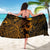 Nauru Sarong - Turtle Hibiscus Pattern Gold - Polynesian Pride