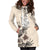 New Caledonia Hoodie Dress - New Caledonia Coat Of Arms & Beige Hibiscus - Polynesian Pride