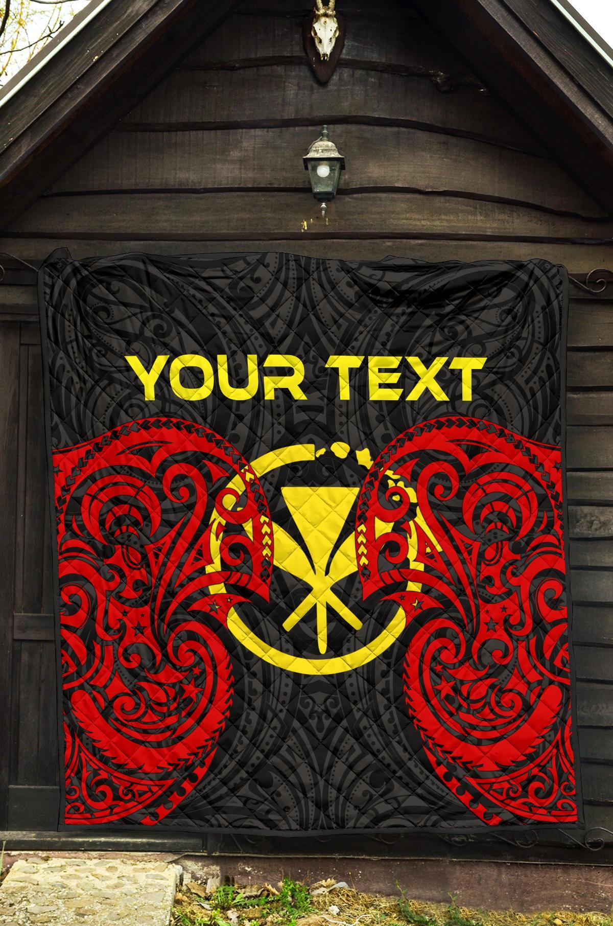 Polynesian Custom Personalised Hawaii Premium Quilt - Hawaiian Spirit - Polynesian Pride