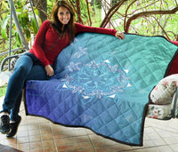 Flower Turtle Premium Quilt - Polynesian Pride