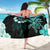 Hawaii Dream Catcher Hibiscus Plumeria Polynesian Turquoise - Sarong AH - Polynesian Pride