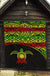 Polynesian Premium Quilt - Reggae Turtle Curve Version - Polynesian Pride