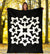 Hawaiian Premium Blanket Royal Pattern - Black And White - A1 Style - Polynesian Pride