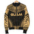 Guam Polynesian Chief Men's Bomber Jacket - Gold Version - Polynesian Pride