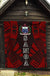 Samoa Premium Quilt - Samoa Coat Of Arms Polynesian Red Tattoo - Polynesian Pride