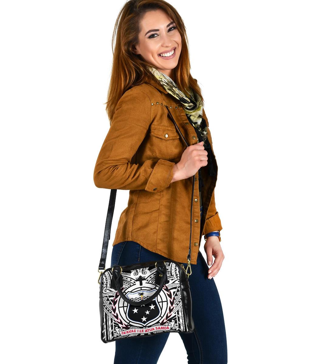 Samoa Shoulder Handbag - Samoa Coat Of Arm - Polynesian Pride