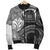 Samoa Custom Personalised Men's Bomber Jacket - Samoa Seal Wave Style (Black) - Polynesian Pride