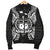 Samoa Polynesian Men's Bomber Jacket Map Black - Polynesian Pride