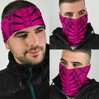 Polynesian Hard Tatau Pink Unisex Bandana - Polynesian Pride