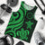 Cook Islands Men's Tank Top - Green Tentacle Turtle Green - Polynesian Pride