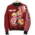 Tonga Personalised Men's Bomber Jacket - Tonga Coat Of Arms With Polynesian Patterns - Polynesian Pride