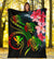 Hawaii Turtle Polynesian Tropical Premium Blanket - Cora Style Reggae - Polynesian Pride