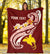 Papua New Guinea Custom Personalised Premium Blanket - PNG Seal Polynesian Patterns Plumeria - Polynesian Pride