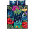 Hawaii Shark Tropical Color Quilt Bed Set Blue - Polynesian Pride