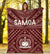 Samoa Premium Blanket - Samoa Seal In Polynesian Tattoo Style (Red) - Polynesian Pride