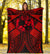 Tonga Polynesian Premium Blanket - Tonga Red Seal with Polynesian tattoo - Polynesian Pride