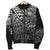 Samoa Polynesian Bomber Jacket (Men) - White Turtle Flowing - Polynesian Pride