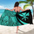 Kanaka Maoli Map Sarong Turquoise - Circle Style - Polynesian Pride