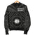 Marshall Men's Bomber Jacket - Marshall Seal With Polynesian Tattoo Style ( Black) - Polynesian Pride