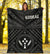 Kosrae Premium Blanket - Kosrae Flag In Polynesian Tattoo Style (Black) - Polynesian Pride