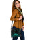 Personalised - Hawaii Royal Hibiscus Polynesian Tribal Shoulder Handbag Turquoise AH - Polynesian Pride