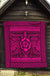Hawaii Polyensian Turtle Premium Quilt Pink - Polynesian Pride