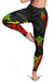 New Caledonia Women's Leggings - Reggae Tentacle Turtle - Polynesian Pride