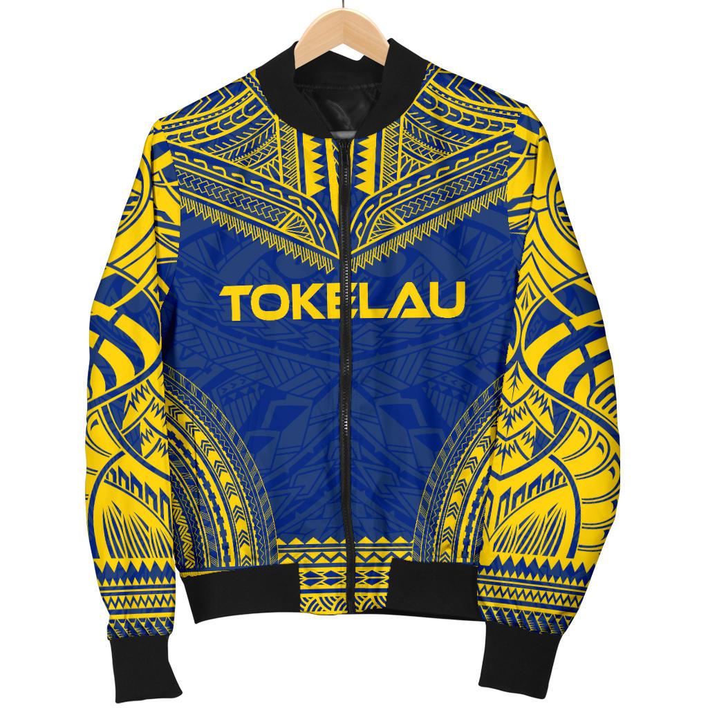 Tokelau Flag Polynesian Chief Men's Bomber Jacket - Polynesian Pride