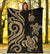 New Caledonia Premium Blanket - Gold Tentacle Turtle - Polynesian Pride