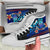 Tahiti Custom Personalised High Top Shoes Blue - Vintage Tribal Mountain - Polynesian Pride