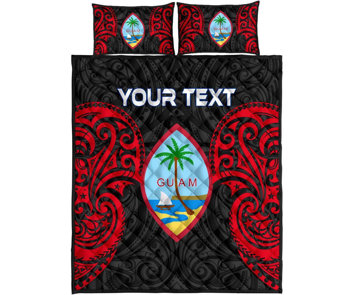 Guam Polynesian Custom Personalised Quilt Bed Set - Guam Spirit - Polynesian Pride