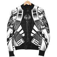 Marquesas Islands Men Bomber Jackets - Polynesian Tattoo Black - Polynesian Pride