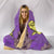 Hawaii Polynesian Turtle Hibiscus Hooded Blanket - Yellow - Polynesian Pride