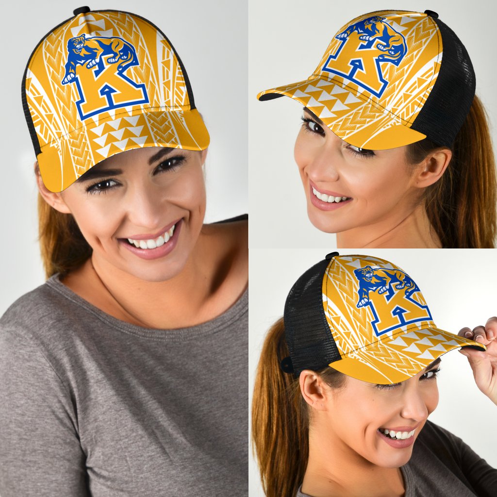 Hawaii - Kaiser High Mesh Back Cap - AH - Polynesian Pride