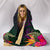 Wallis and Futuna Hooded Blanket - Summer Hibiscus - Polynesian Pride