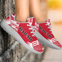 Hawaii Sport Sneakers - Polynesian Tattoo Flag - Polynesian Pride