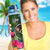 Yap Hydro Tracking Bottle - Turtle Plumeria Banana Leaf - Polynesian Pride