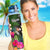 Kosrae Hydro Tracking Bottle - Turtle Plumeria Banana Leaf - Polynesian Pride