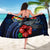 Tonga Polynesian Sarong - Blue Turtle Hibiscus - Polynesian Pride