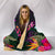 Polynesian Hawaii Personalised Kanaka Maoli Hooded Blanket - Summer Hibiscus - Polynesian Pride