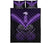 Maori Manaia New Zealand Quilt Bed Set Purple - Polynesian Pride